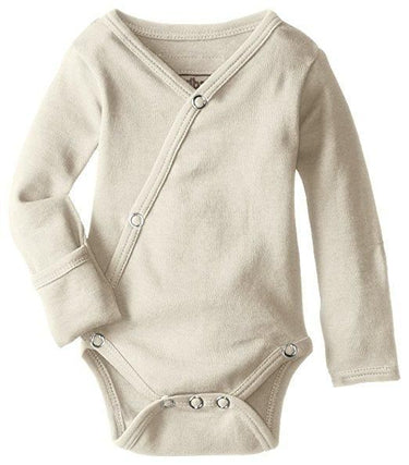 L'ovedbaby Kimono Bodysuit, Beige